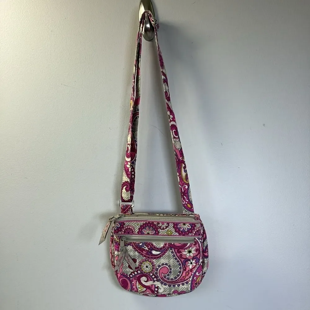 Vera Bradley Paisley meets Plaid Crossbody